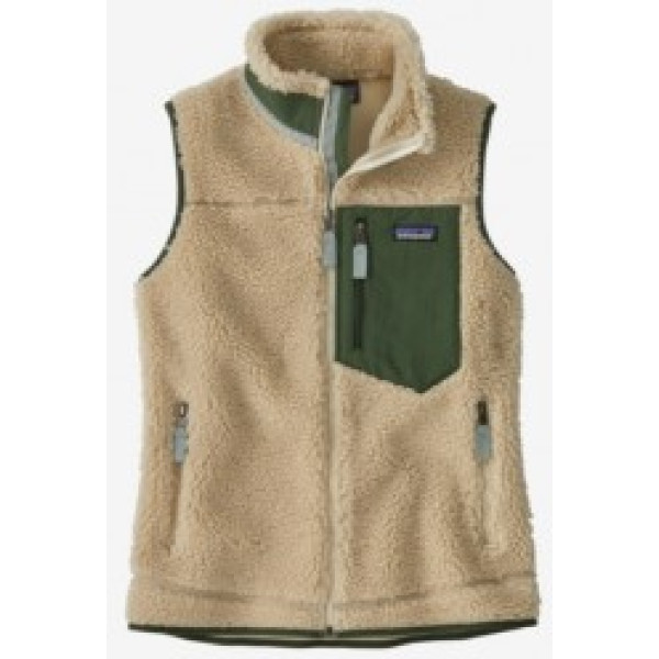 Patagonia Veste W CLASSIC Retro-X Vest XL Dark Natural/Torrey Pine Green