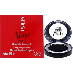 Pupa Milano Vamp! Matt Compact acu ēnas - 060 Deep Black sievietēm 2,5 g acu ēnu