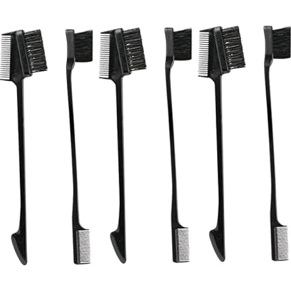 ‎Minkissy minkissy Pack of 6 Eyelash Applicator Eyelash Sticks Brush Eyelash Extension Brush Eyelash Comb Eyebrow Brush Eyelash Cleaning Brush Eyelashes Mascara Brow Brush Eyebrow Combs Cosmetic Brush