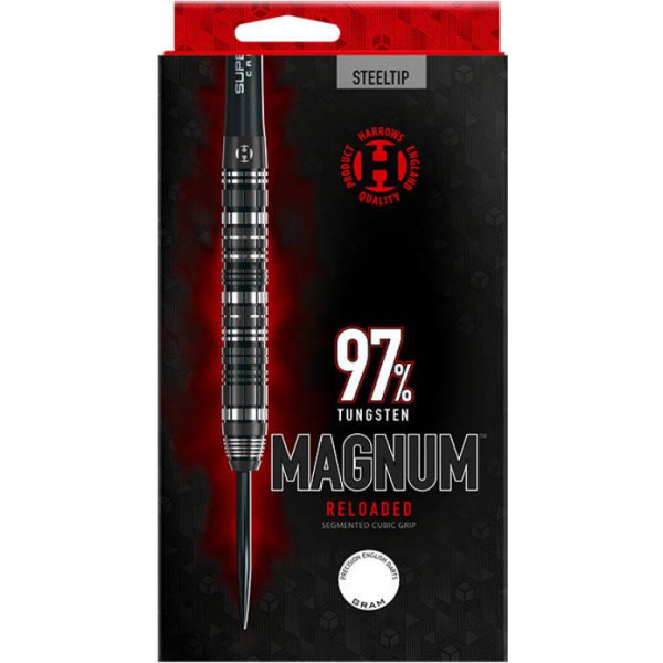 Harrows Magnum Reloaded 97% Steeltip šautriņas HS-TNK-000016026 / 21 g