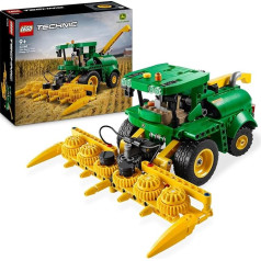 Technic John Deere 9700 Forage Harvester, traktora rotaļlieta bērniem, fermas komplekts, transportlīdzekļa modelis ar reālistiskām funkcijām, dāvana zēniem un meitenēm no 9 gadiem 42168