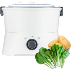 Potato Peeler Electric 1 kg Potato Peeling Machine Electric Potato Peeler with Salad Spinner Potato Peeling Machine