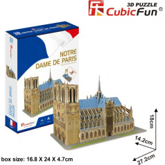 Mīklu 3D katedrāle Notre Dame