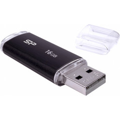 Ultima u02/plastic 16gb usb 2.0 juoda