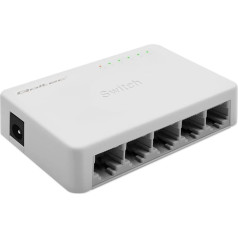 Tīkla komutators 5 x rj45 ports | 1000mbps | fast ethernet | lan