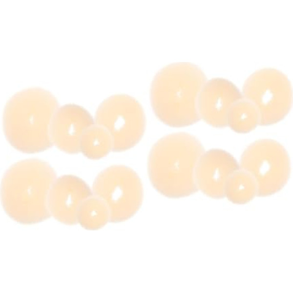 ‎Minkissy minkissy Pack of 16 Thin Lazy Pin Portable Wear-resistant Tools for Maker Hairstyles Ropes Aksesuāri Ruļļi Ruļļi Īsas atkārtoti lietojamas meitenes Maker Shaper Aksesuāri Donut Bands