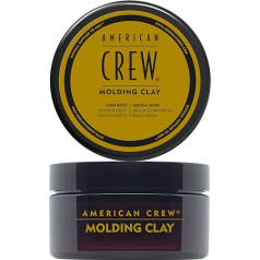 American Crew Classic Molding Clay 85g matu veidošanas māls vīriešiem ar stipras fiksācijas matu veidošanas līdzekli, kas nodrošina optimālu plastiskumu, tekstūru un dabīgu spīdumu.