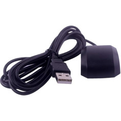 DIYmalls VK-162 G-Mouse USB GPS Dongle uztvērēja antena M8 mikroshēma ar zibatmiņu Raspberry Pi logam Linux Google Earth