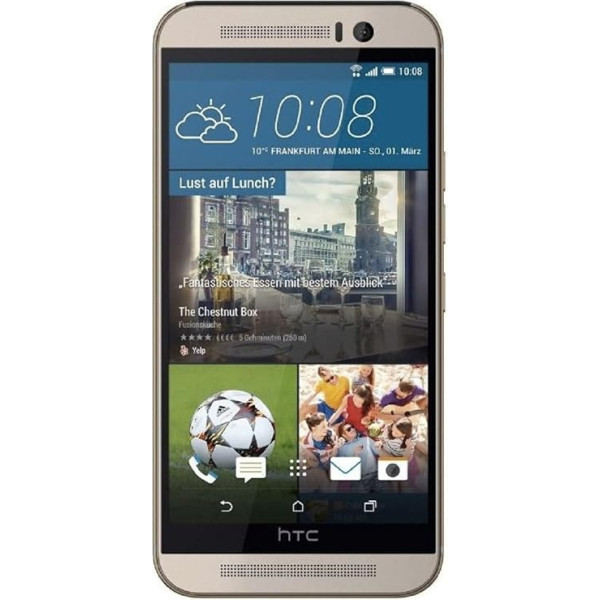 HTC One (M9) Android 32GB bez SIM kartes - Zelts / Sudrabs