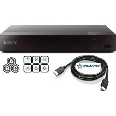 Sony BDP-BX370/BDPS-3700 bezreģionālais Blu Ray atskaņotājs komplektā ar Dynastar HDMI