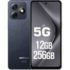 Ulefone Note 18 Ultra 5G mobilais tālrunis bez līguma, 12GB + 256GB/SD-2TB viedtālrunis, 6,78 collu FHD+ ar 50MP + 50MP + 32MP kameru, 5450mAh akumulators/18W, Dual SIM Android 13 mobilais tālrunis 5G Wi-Fi