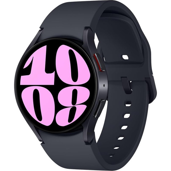 Samsung Galaxy Watch6 viedpulkstenis, veselības funkcijas, fitnesa sekotājs, Bluetooth, 40 mm, grafīts, iekļauts