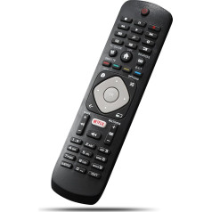 Universal Replacement Remote Control Compatible with All Philips Smart TV TVs