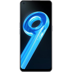 realme 9 - 8 + 128 GB viedtālrunis, 90 Hz Super AMOLED displejs, Snapdragon 680 procesors, spēcīga 5000 mAh baterija, 7,99 mm plāns profils, Ripple hologrāfiskais dizains, zvaigžņotā baltā krāsā