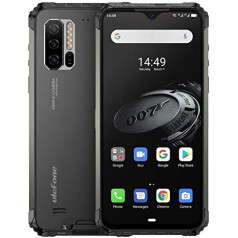 Ulefone Armour Outdoor mobilais tālrunis bez līguma, Helio P90 Octa Core, Android 10 IP68 izturīgs viedtālrunis, 48 MP kamera, 6,3 collu FHD+, 5500 mAh akumulators, Qi bezvadu uzlāde, NFC GPS