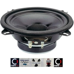 1 zemfrekvences skaļrunis Care CW130Z CW 130Z Skaļrunis 13.00 cm 130 mm diametrs 50 W RMS 100 W Max Impedance 4 Ohm Auto durvju gumijas piekariņš 1 gab + 5 uzlīmes