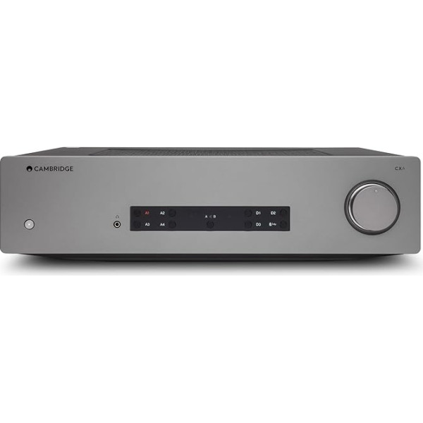 Cambridge Audio CXA81-80 MKII Watt atsevišķs integrēts stereo pastiprinātājs HiFi sistēma ar Bluetooth aptX HD un ESS Sabre DAC - Mēness pelēks