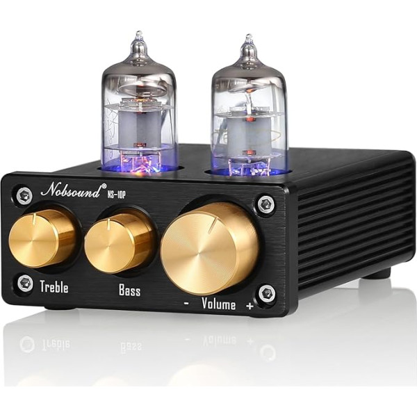 Nobsound NS-10P Mini priekšpastiprinātājs Valve Tube Preamp Audio Hi-Fi Stereo lampu priekšpastiprinātājs ar augstfrekvenču basa kontroli