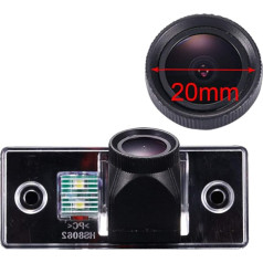 20 mm HD objektīvs Automašīnas atpakaļgaitas kamera numura zīmes apgaismojuma kamera Porsche Cayenne VW Touareg Tiguan Golf Multivan V Skoda Fabia Passat CC B5 Tiguan Polo Santana Jetta Caddy Seat Beetle Porsche Bora