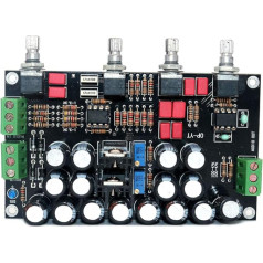 DollaTek HiFi pastiprinātājs Audio OPA2604 + AD827 OPAMP 5532 LM337 LM337 LM317 Priekšpastiprinātāja skaļuma regulēšanas sistēma