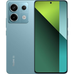 Xiaomi Redmi Note 13 Pro 5G Ocean Teal - viedtālrunis 8+256GB, Snapdragon 4nm procesors, 200MP kamera, 120Hz AMOLED displejs, 67W, 5100mAh, 3D izliekts displejs