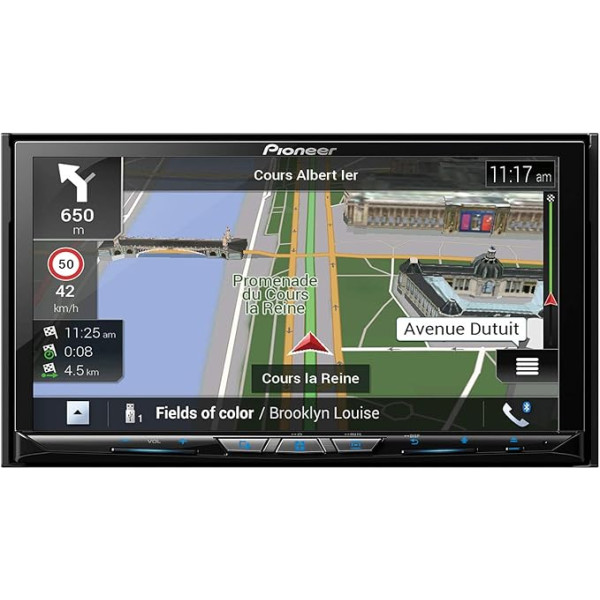 Pioneer AVIC-Z830DAB multivides centrs, navigācija, Wi-Fi, 7 collu skārienjūtīgais ekrāns, viedtālruņa savienojums, Bluetooth, Apple CarPlay, Android Car, brīvroku zvans, 2 USB, DAB/DAB+, 13 joslu grafiskais ekvalaizers