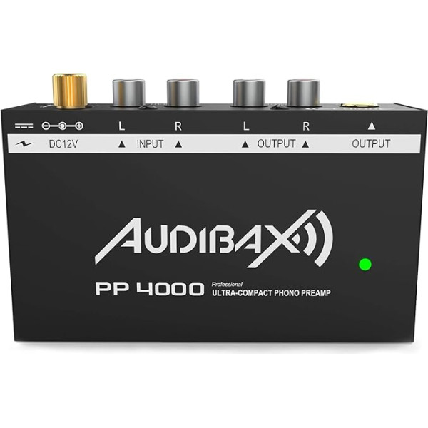 Audibax PP4000 Preamplificador Previo Phono RIAA. Único en EL Mercado Con Interruptor ON/Off