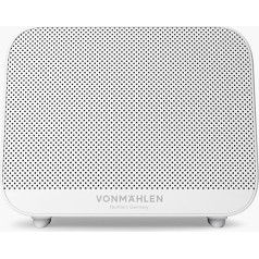 VONMÄHLEN - Air Beats Go kabelloser Bluetooth Lautsprecher klein mit unverchwechselbarem Sound - wasserdichte Musikbox für bis zu zu 10 Stunden Wiedergabezeit - tragbare Bluetooth Box für unterwegs (weiß)