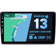 BXLIYER Android 13 IPS Auto Radio piemērots Fiat Ducato/Citroen Jumper/Peugeot Boxer - Iebūvēts CarPlay Android Car - Bezmaksas kamera - 2G + 32G - 9 collu 2 DIN - DSP DAB SWC WiFi Fast Boot 4G BT