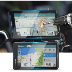 YEE PIN saderīgs ar Garmin Zumo XT 5,5 collu navigācijas ekrāna aizsargstikls, 9H rūdīta stikla ekrāna aizsargstikls