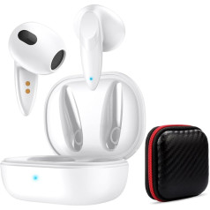 Bluetooth austiņas Wireless In-Ear priekš Samsung A15 A25 A25 A55 A54 S24 Sporta bezvadu austiņas austiņas priekš iPhone 16 15 14 13 Pro priekš Xiaomi 14 Pixel 9 8 Pro, 30 stundu darbības laiks Bluetooth 5.1