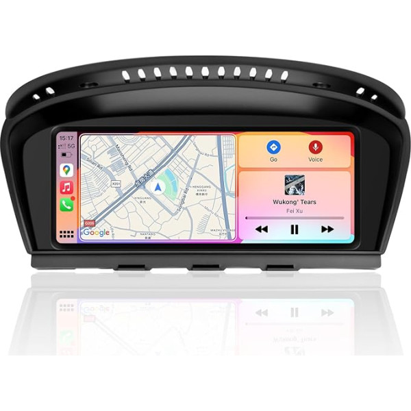 PEMP 8,8 collu Linux ekrāns BMW E60 E90 CCC vadu un bezvadu CarPlay Retrofit Android auto displejs Spoguļa saite Auto radio Bluetooth video atskaņotājs Head Unit (2005-2010)