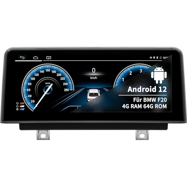 Auto radio BMW 1/2 sērijas F20 F20 F21 F22 F23 NBT, Android 12 8core 4 + 64 GB ar GPS navigāciju un iDrive sistēmu CarPlay Android Car, 10,25 collu skārienekrāns Bluetooth 5.0 WLAN Atbalsta 4G SIM karti