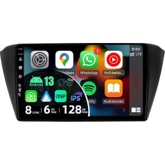 BXLIYER - [6G+128G] - Android 13 auto radio VW Skoda Fabia (2015-2019) - Bezvadu CarPlay Android auto - Kamera + Mic - IPS 9 collu 2 DIN - DAB stūres vadības stūres vadība Fast Boot 360-CAM WiFi DSP