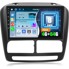 4G + 64G CAMECHO Android 13 auto radio Fiat Doblo 2010-2015/Combo 2011-2018 ar Carplay Android Car Navi, 8Core, Double DIN auto radio ar 9 collu ekrānu, Bluetooth FM/RDS Mirror Link 32EQ DSP