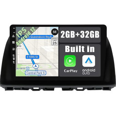 YUNTX Android 12 auto radio priekš Mazda CX-5 (2012-2017)-2 DIN [Integrēts bezvadu CarPlay/Android Car/GPS]-10.1 collu IPS 2.5D skārienekrāna skārienekrāns Bezmaksas kamera DAB/ stūres vadības stūres vadība/MirrorLink/Bluetooth