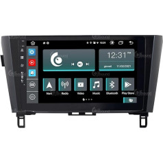 Personalizēts auto radio Nissan Qashqai Xtrail ar 360° sistēmu Standarta Android GPS Bluetooth Bluetooth WiFi USB DAB+ Touchscreen 10 collu 8Core Carplay Android Car