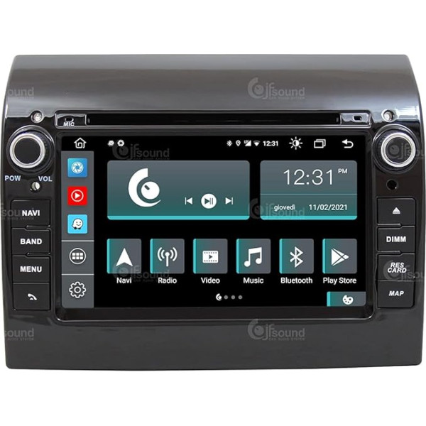 Personalizēts auto radio Fiat Ducato 290 VP1 Android GPS Bluetooth Bluetooth WiFi USB DAB+ Touchscreen 7 collu 8Core Carplay Android Car