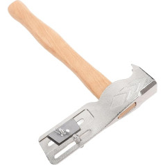 MWT 005 MH jumta kaplis 17oz Drywall Hammer Hatchet Magnētiskais jumta kaplis Magnētiskais jumta kaplis Oglekļa tērauda dakstiņu āmurs ar koka rokturi jumta remontam, 13,4 collas