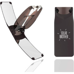 Solar Brother Suncase Gear Solar Lighter - unikāls dubultās enerģijas korpuss: tūlītēja saules aizdedze - ūdens un vēja izturīgs - patentēta franču inovācija (dzeltens)