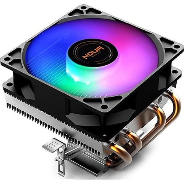 Noua Haku RGB dzesētājs TDP 280W zema profila 4 siltumvadītāji CPU Intel i7/i5/i3 Socket 1700 1200 775 1150 1151 1155 1156 1366 AMD AM3 AM4 dzesētājs dzesēšanas ventilators 1800RPM 90 mm RGB Rainbow Car