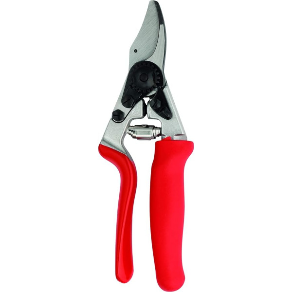 FELCO 17 Gartenschere für Linkshänder (kompakte Baumschere, mit Rollgriff, Schere für mittelgroße Hände, Schnitt-ø 20 mm, Länge 200 mm, Rebschere)