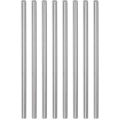 8 gab. apaļi stieņi 4 mm x 100 mm ātrgriezējtērauda (HSS) virpošanas stieņi DIY rokas instruments virpošanai, frēzēšanai, urbšanai un vītņu griešanai