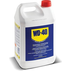 WD-40 - daudzfunkcionāls līdzeklis - kanna - bez silikona - nevadošs - saderīgs ar plastmasu, gumiju, visiem metāliem - 5 l, zils