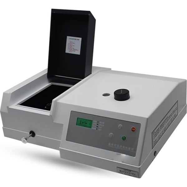 UV-Messgerät 721 Sichtbares Spektralphotometer UV-Tester, spektrales Breitband 4NM Hochpräzises Lichtmessrät Wellenlännbereich 330-1020NM Schnelle Messgeschwindigkeit