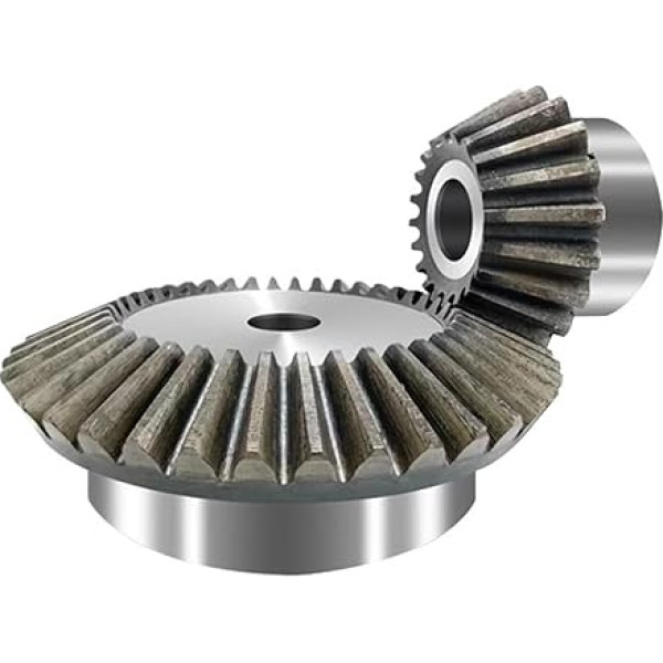 1 Satz von 1: 1,5/2/3 1/1,5/2/2/2,5 Modul Kegelrad 15-45 Zähne 45# Stahl mechanisches Kraftübertragungsgetriebe(2M12T-24T)