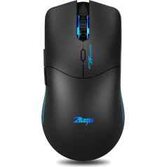 zelotes Wireless Mouse, 3200 DPI Ergonomic Mouse, 6 Buttons, Computer Mouse, USB Optical Mouse, Wireless, PC Gaming Mouse for PC, Mac (Black)