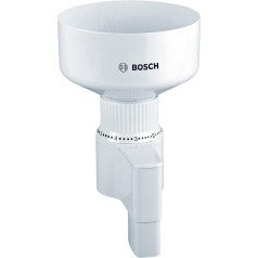 Bosch Getreidemühle MUZ4GM3, Kegelmahlwerk, stufenlose Mahlgradeinstellung, für alle Getreidesorten (außer Mais), auch für Ölsaaten, passend für MUM4 Küchenmaschine, weiß