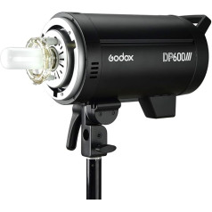 Godox DP600III Professional Studio Flash 1s Recycle Time GN80 5600k 600Ws Bowens Mount 150W Adjusting Lamp (DP600III)