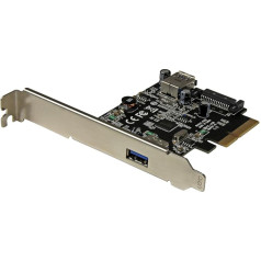 StarTech.com 2 portu USB 3.1 (10 Gbit/s) PCIe karte - USB-A, 1x ārējā, 1x iekšējā - PCI Express - atbalsta UASP